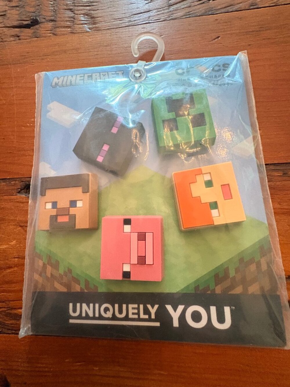 CROCS MINECRAFT 5 PACK JIBBITZ CHARMS - NWT - UNOPENED